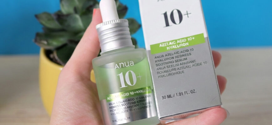Anua Azelaic Acid 10 Hyaluron Redness Soothing Serum